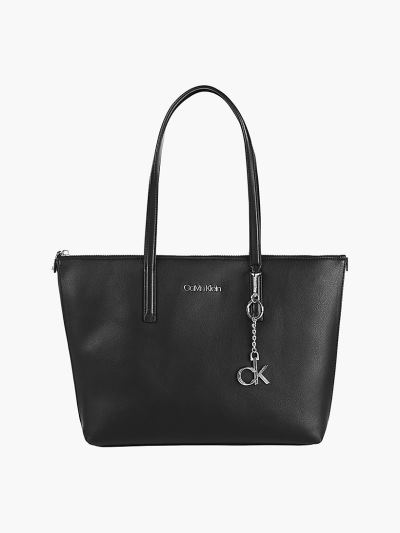 Calvin Klein Táskák & Kiegészítők HU106362 | Calvin Klein Bőr Női Tote Táska Fekete